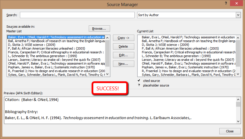 EDRS 8380 Research Methods in Education Importing