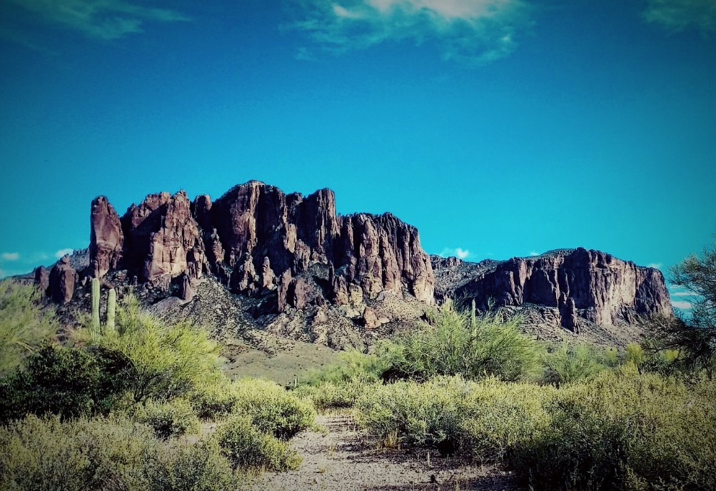 The Superstition Mountains Lost Dutchman's Gold Mine Arizona U.S