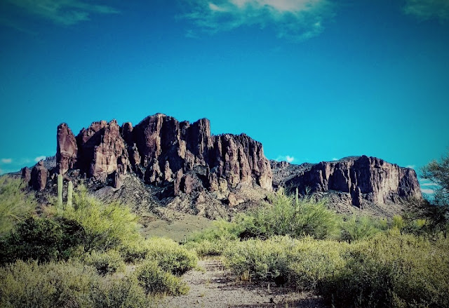 The Superstition Mountains