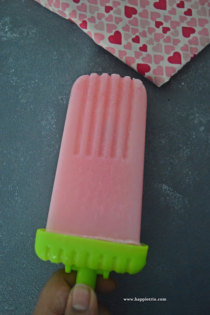 Rose Milk Popsicles - Summer Special