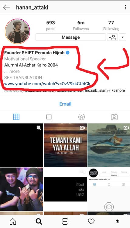 Contoh Akun Instagram Verified