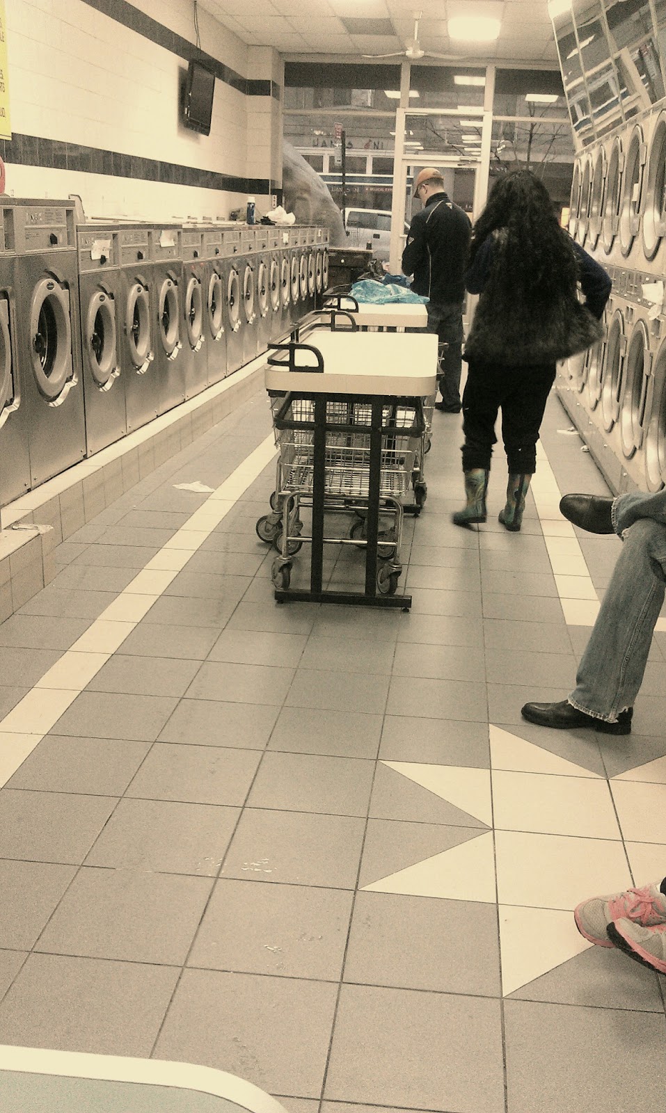 Bright Lights, Sweaty Armpits Doing laundry in New York City