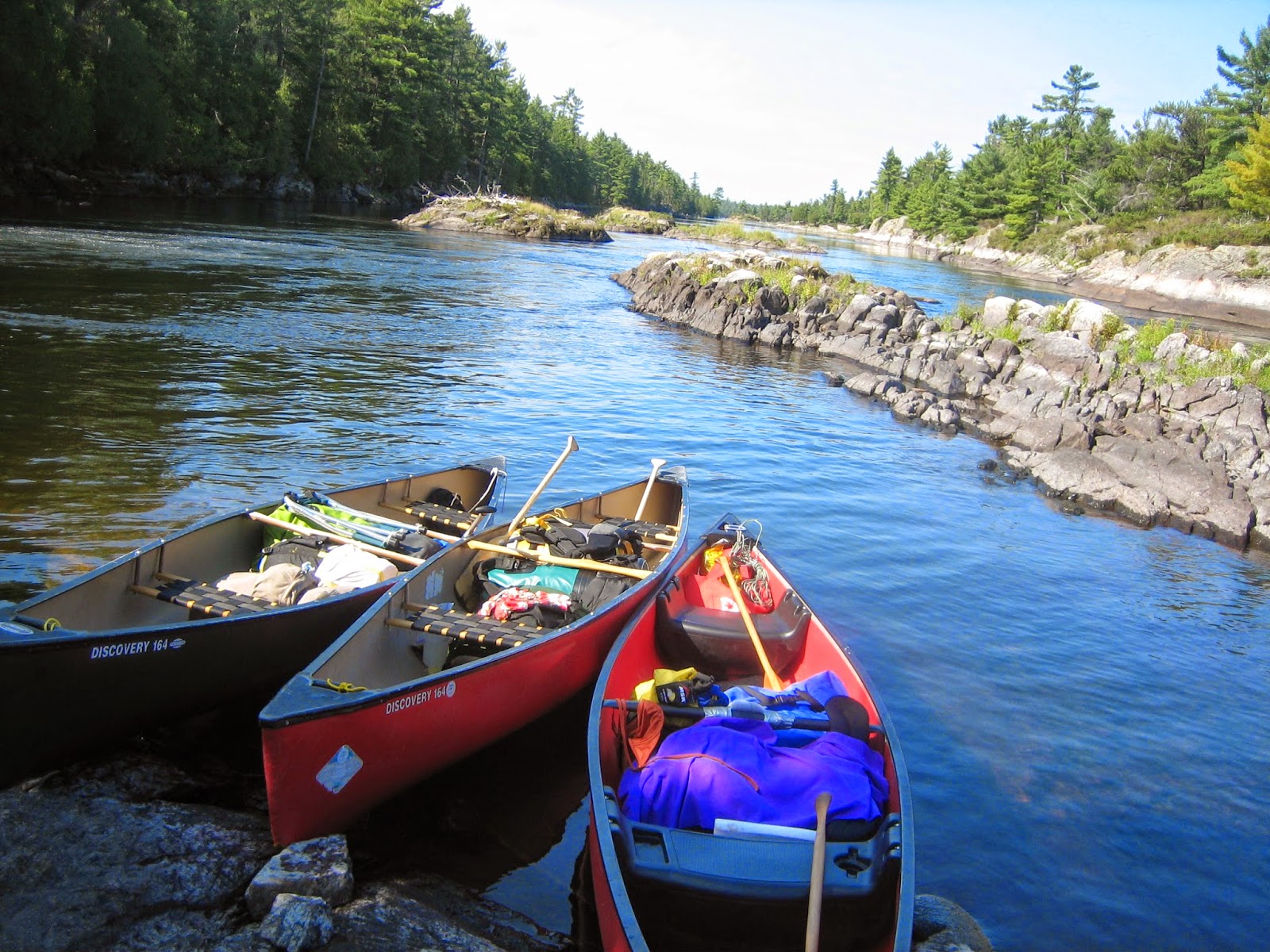 Thye Blog 2009 Canoe the French River 18 Mile Loop (74 km with TOC)