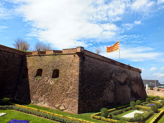 el castillo de Montjuic en Barcelona