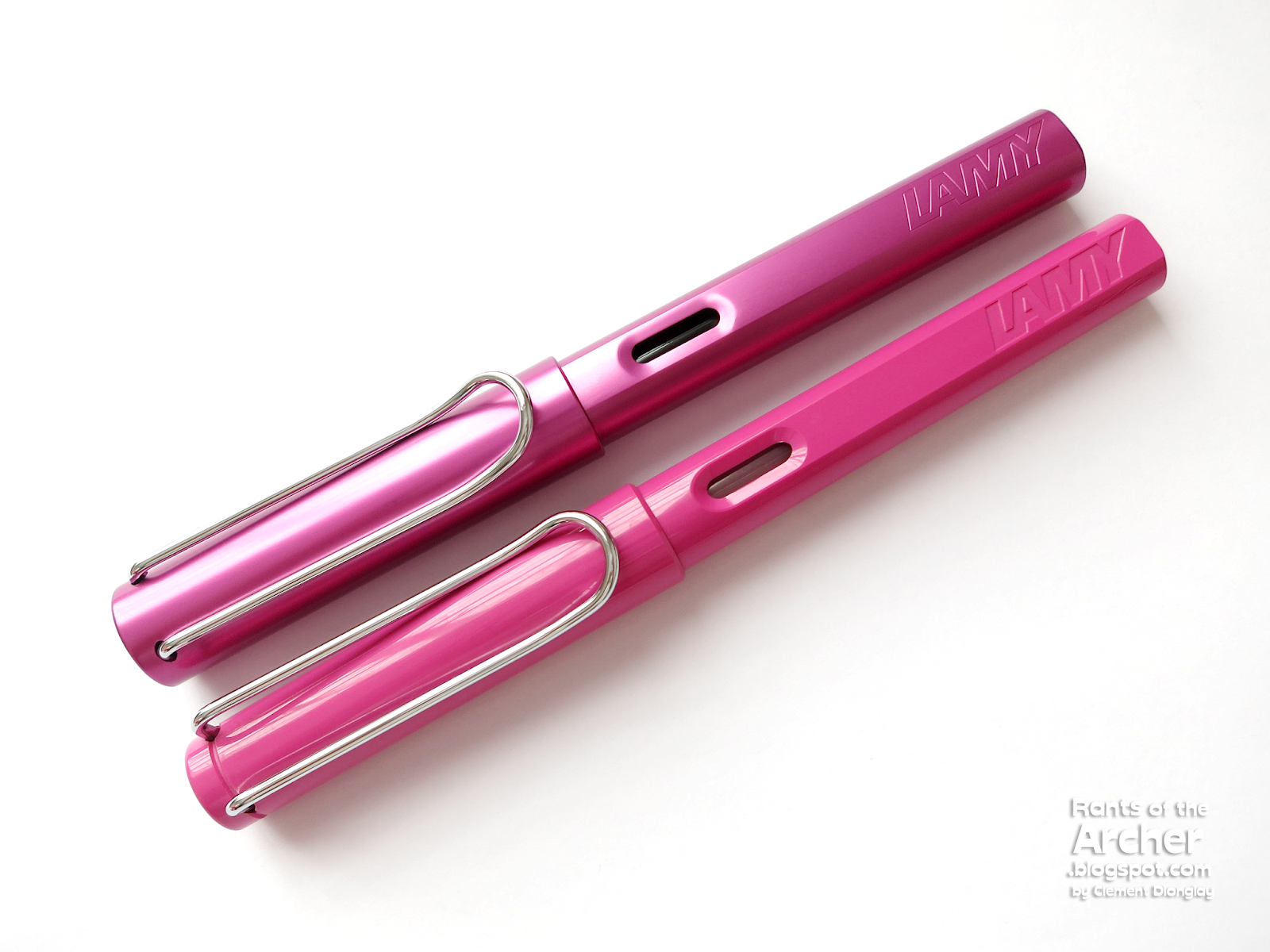 details blad Het strand Rants of The Archer: Fountain Pen Review: 2018 Special Edition Lamy AL-star  Vibrant Pink