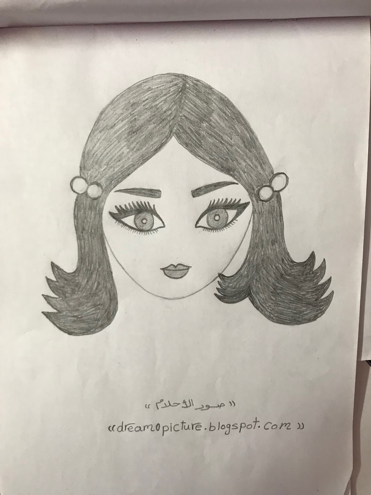 رسومات بالرصاص مرسومة رسم بنات كيوت Makusia Images