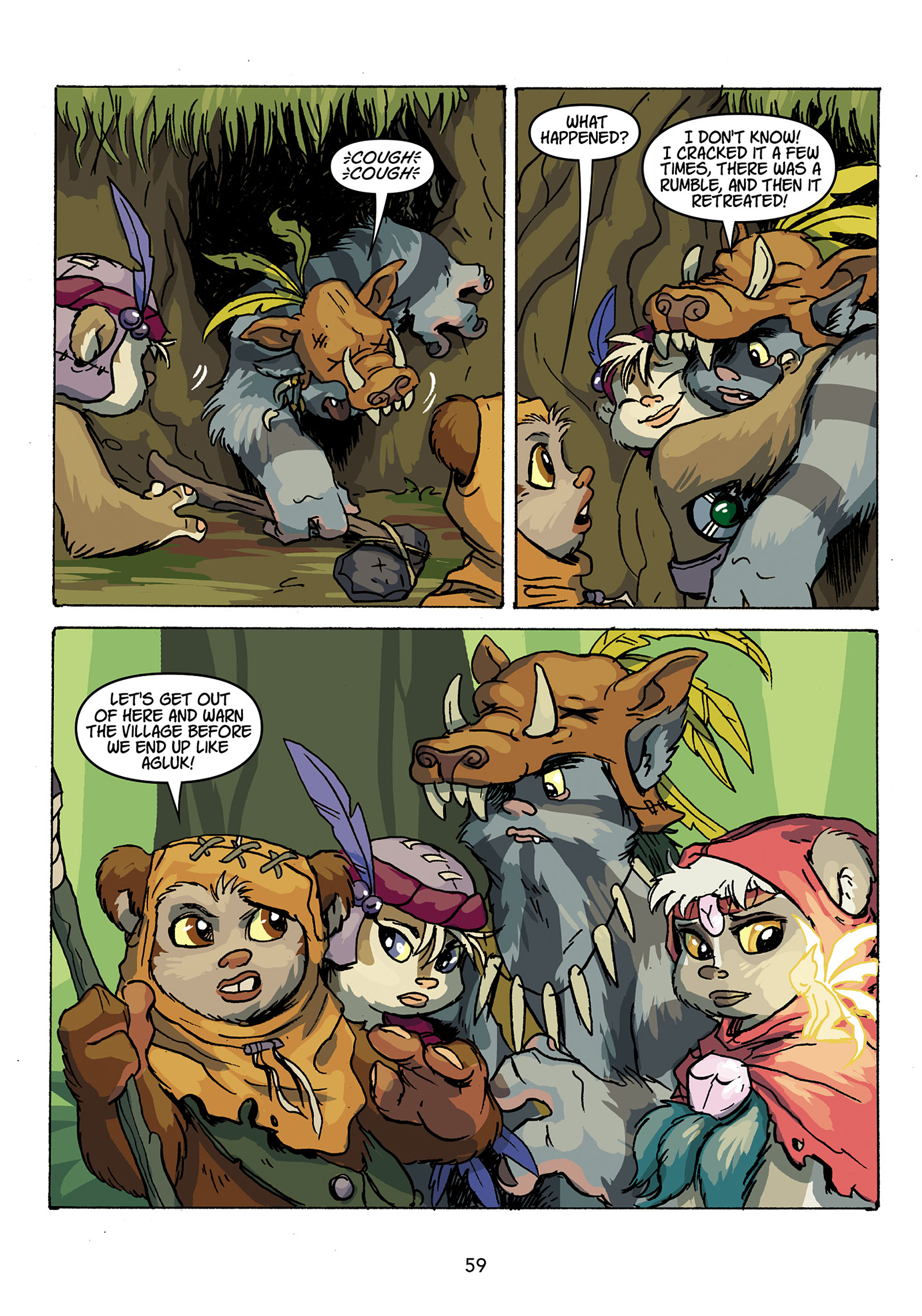 Read online Star Wars: Ewoks - Shadows of Endor comic -  Issue # TPB - 60