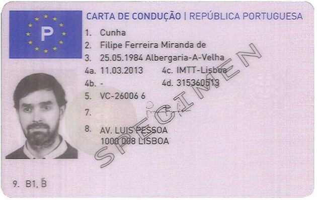 Carta De Conducao Portuguesa