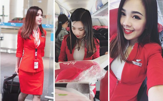 Foto Mabel Goo Pramugari AirAsia Yang Lagi Viral Via Instagram Foto Mabel Goo Pramugari AirAsia Yang Lagi Viral Via Instagram