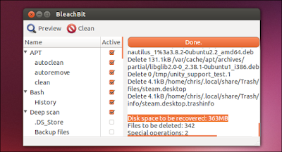 Beberapa Alternatif CCleaner Untuk Ubuntu dan Turunannya