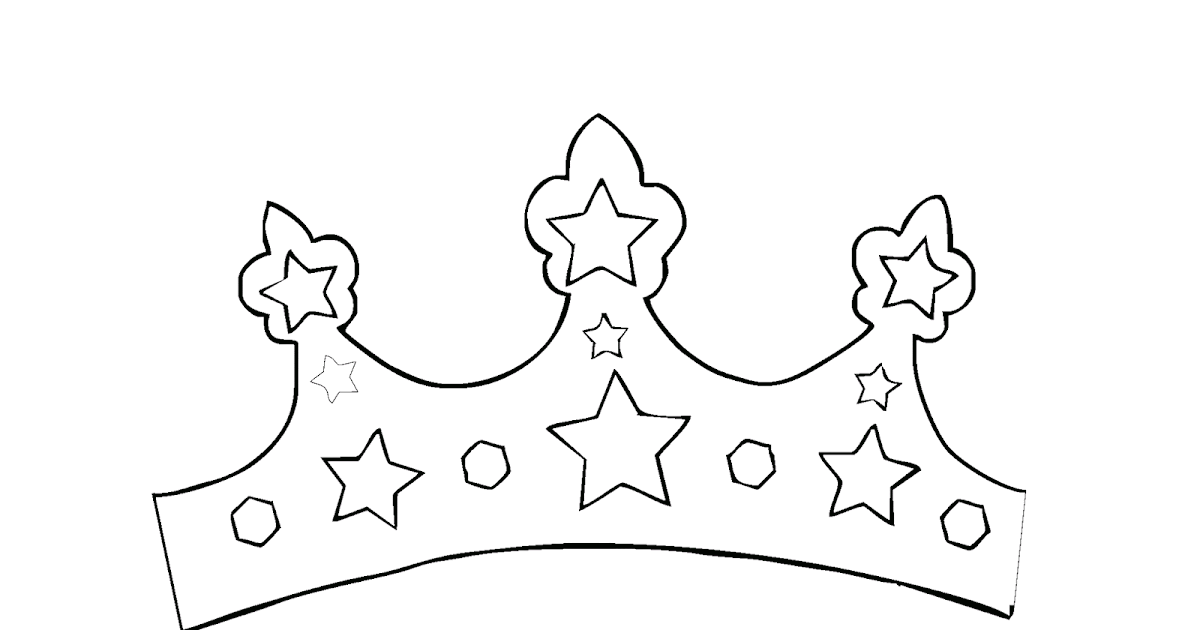 Mewarnai Gambar Mahkota Putri Raja - Contoh Anak PAUD