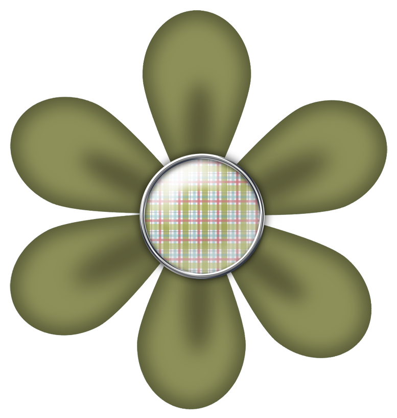 Granny Enchanted's Paper Directory: Free Moss Green Flower PNG Digital