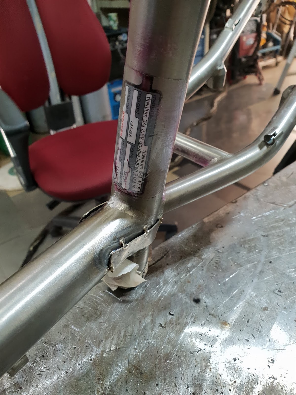 알루미늄 자전거 용접