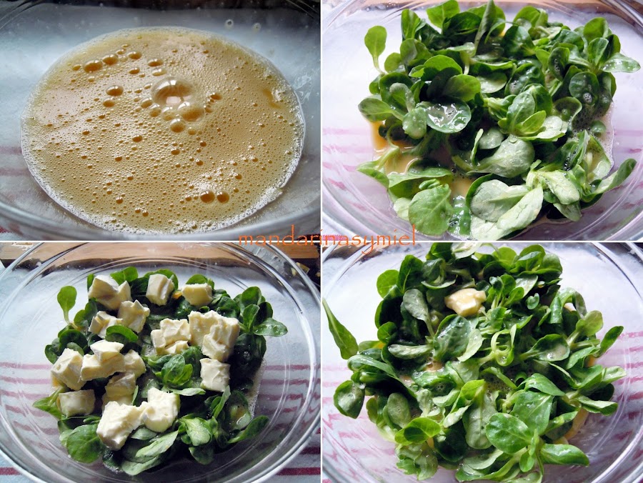 Tortilla de canónigos y queso brie Cocina