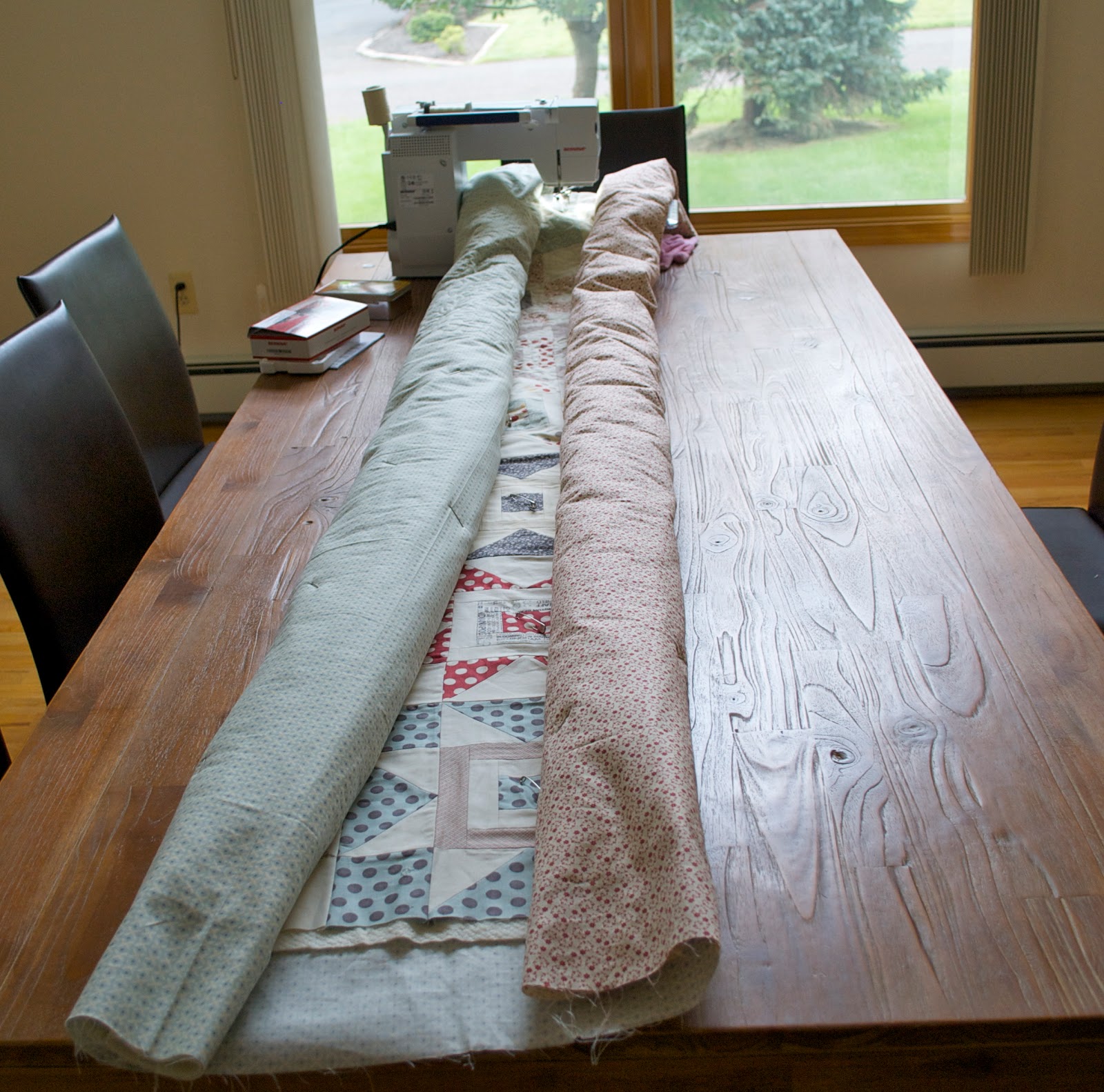 Let's begin sewing... Quilting Large Quilts