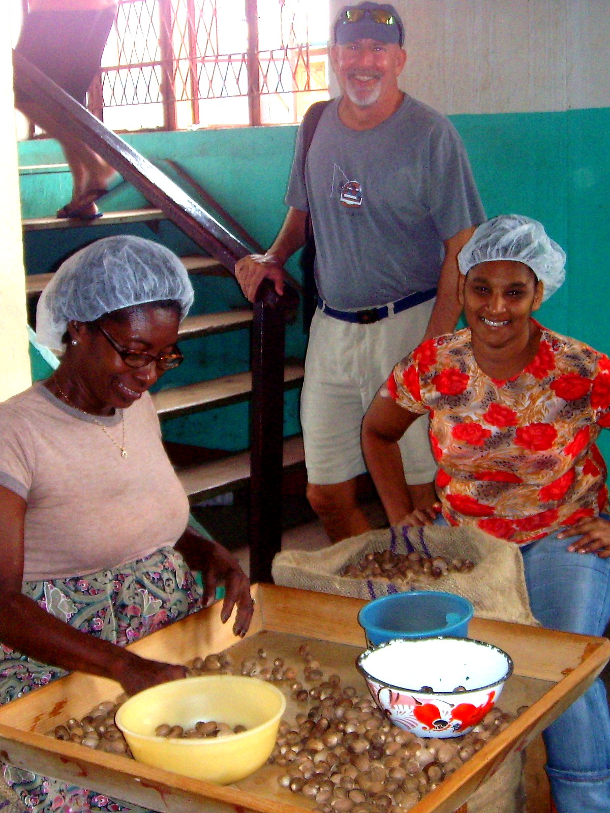 Troubadour Grenada Tour Gouyave Nutmeg Processing Station