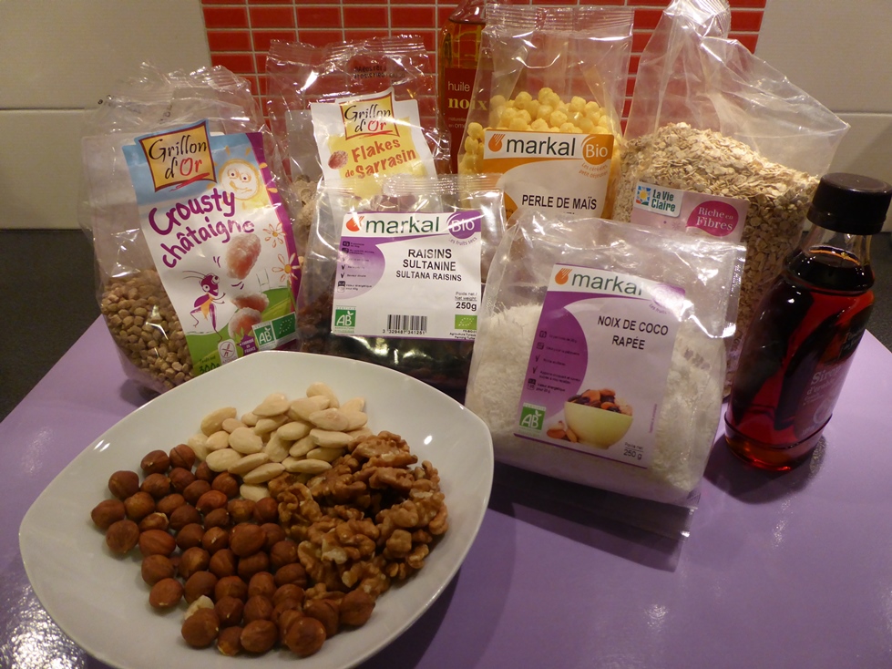 Muesli maison sans gluten Bien manger sans gluten