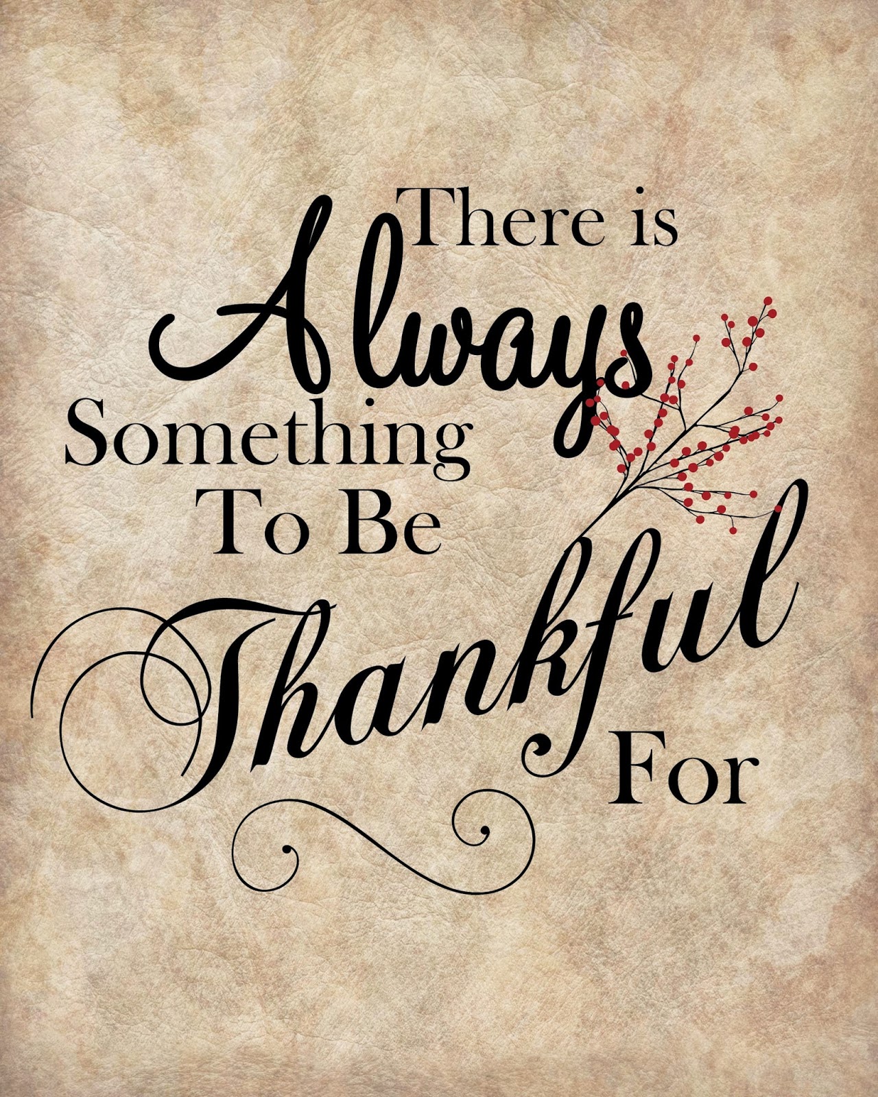 This and that Something to be Thankful For (free printable)