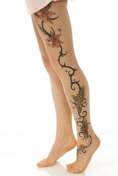 free design tiger lily tattoo flowers