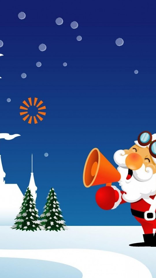 Santa Claus is Calling  Galaxy Note HD Wallpaper