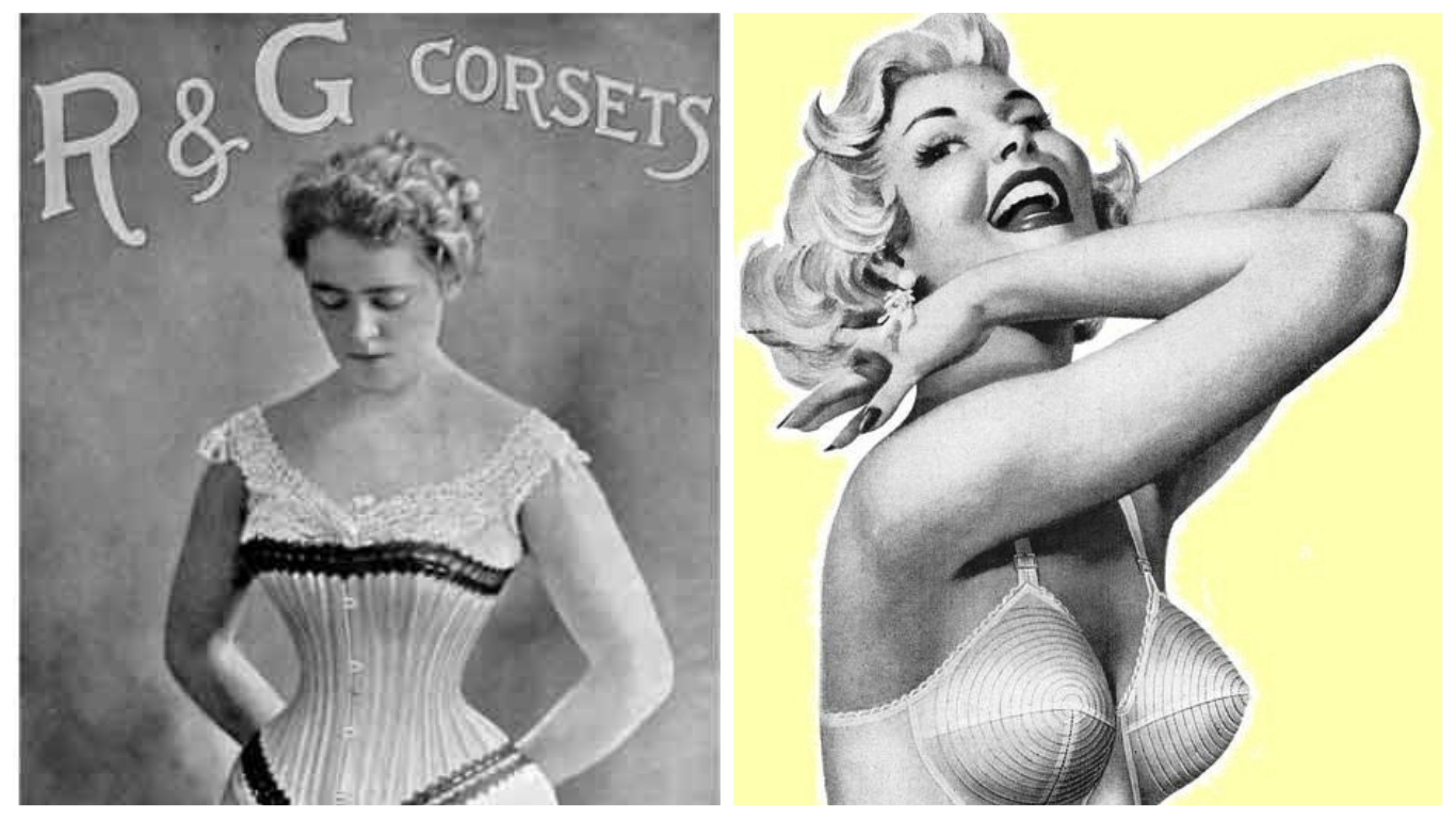 lingerie anos 1950