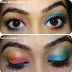 Rainbow Eye Makeup- Support gay marriage