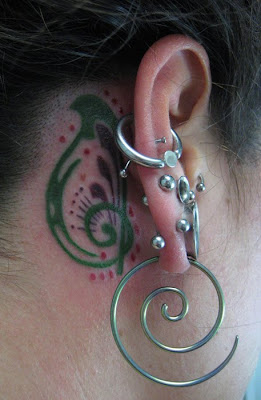 ear tattoo