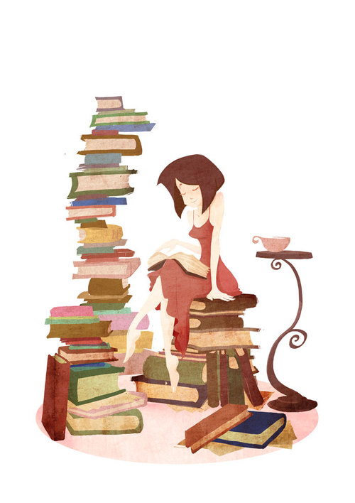 Resultado de imagem para leitora compulsiva