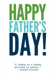 hanging off the wire happy father s day 2017