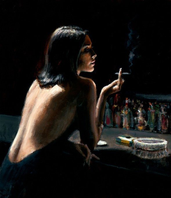 Fabian Perez 1967 ~ pintor argentino figurativo | Reflexiones de un sueño