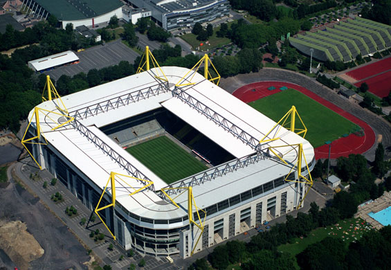 Live Football Stadion Borussia Dortmund Signal Iduna Park