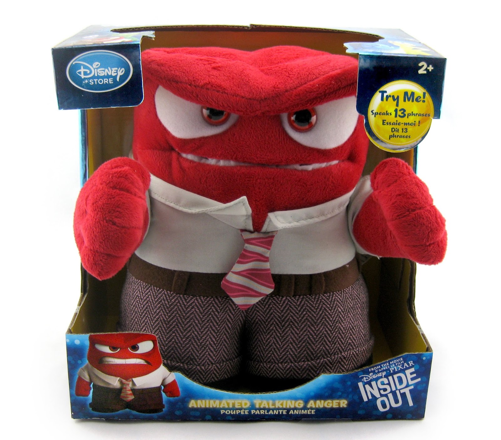 Anger Talking Animated Doll Disney Inside out Plush Authentic for sale online 