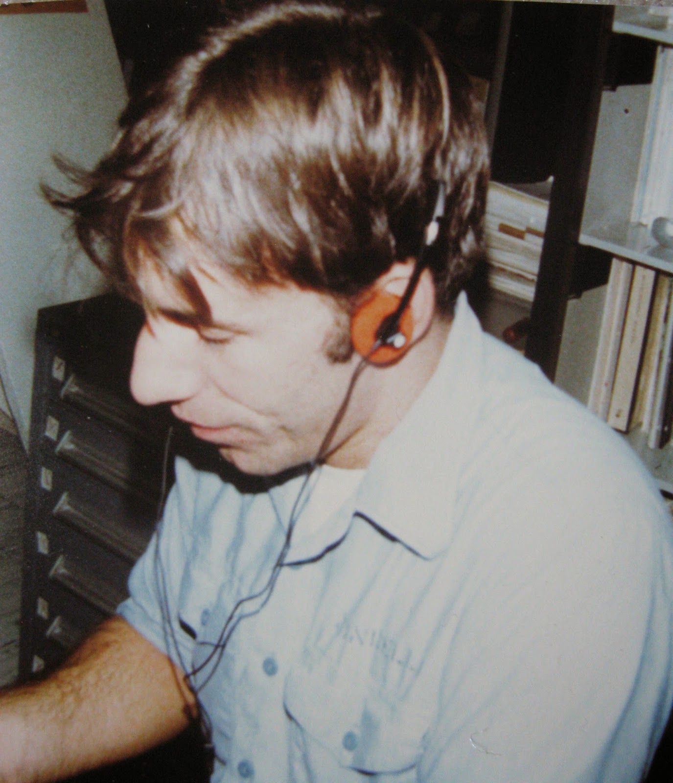Tommy Mondello working in shop-670 the Calibration Lab USS Nimitz 1982/83