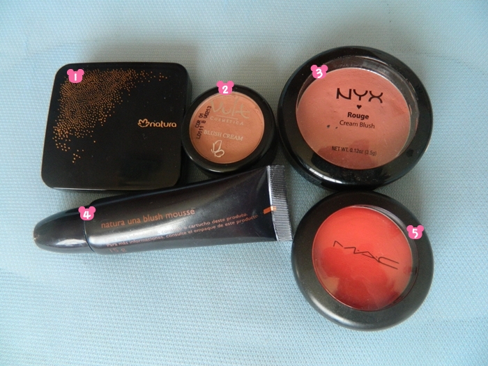 Blog Sacolada Blushes Parte I Cremosos