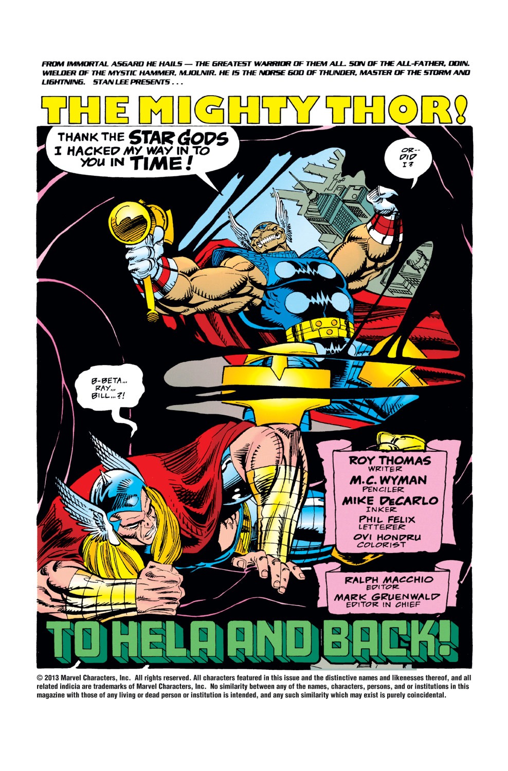 Read online Thor (1966) comic -  Issue #488 - 3