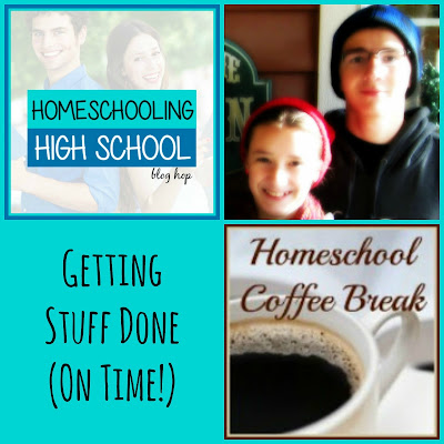 Homeschooling High School - Getting Stuff Done (On Time!) on Homeschool Coffee Break @ kympossibleblog.blogspot.com #homeschool #highschool