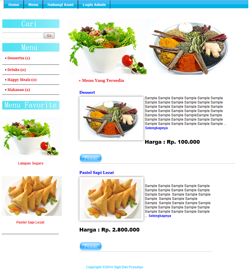 www sourcecodecopas com: Aplikasi Delivery Makanan Pada Restoran