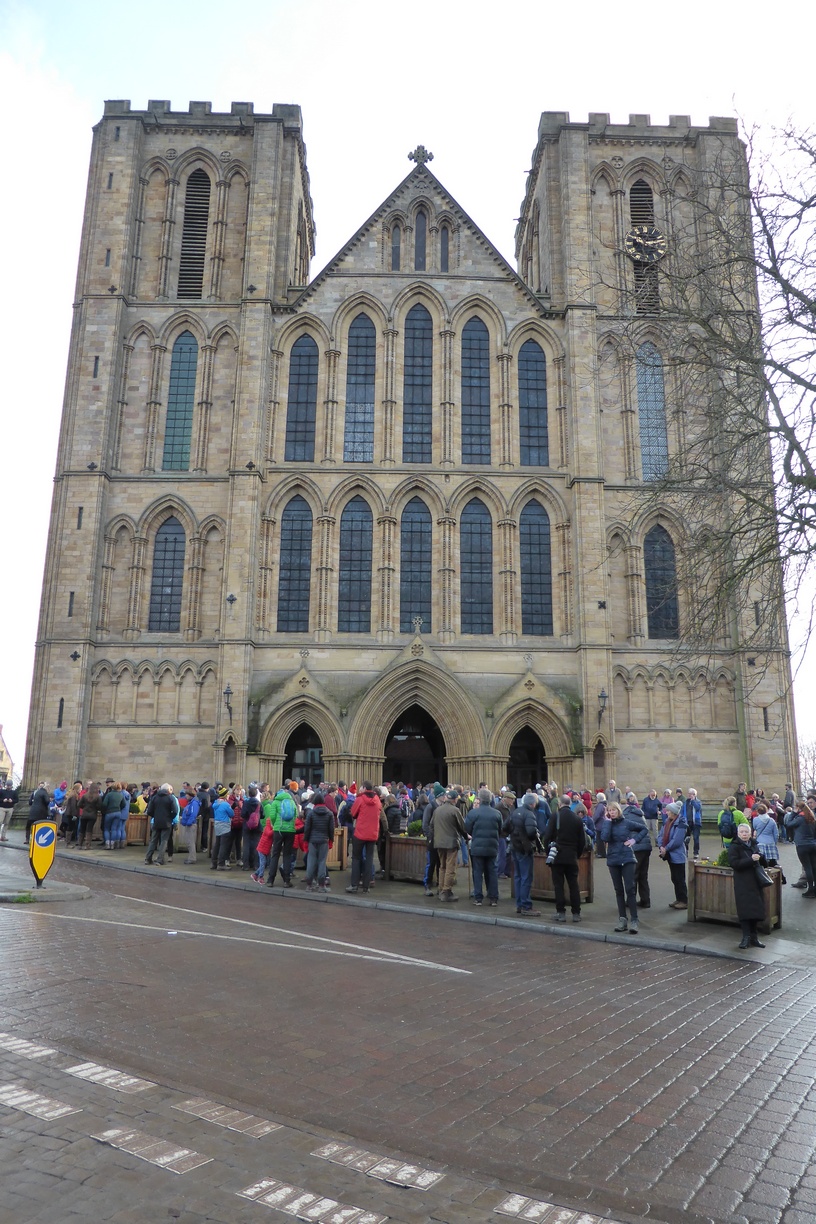 The Rainforest Fund Project Fountains Abbey from Ripon Cathedral Pilgrimage Boxing Day 2018