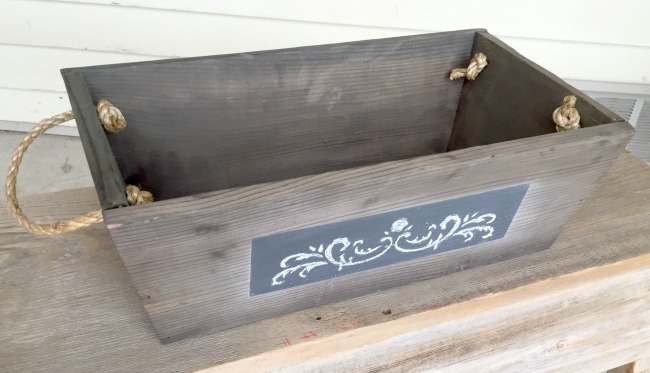 DIY Crate for home decor or planting