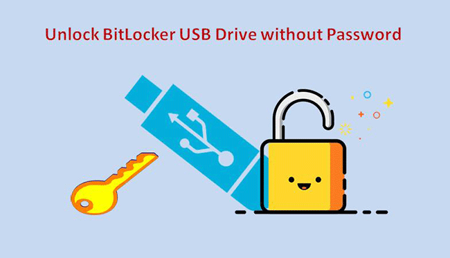 unlock bitlocker without password and recovery key