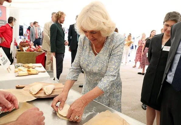 The Duke and The Duchess attended a garden party which celebrated the 50th anniversary of Ginsters bakery, Ginsters