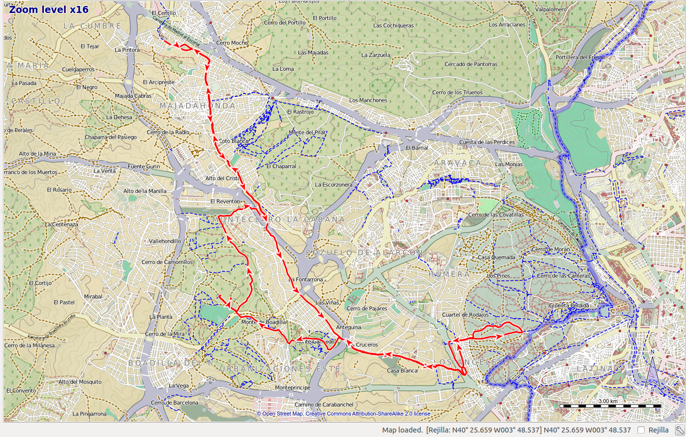Rutas y excursiones BTT Las Rozas Casa de Campo Encinar de Boadilla