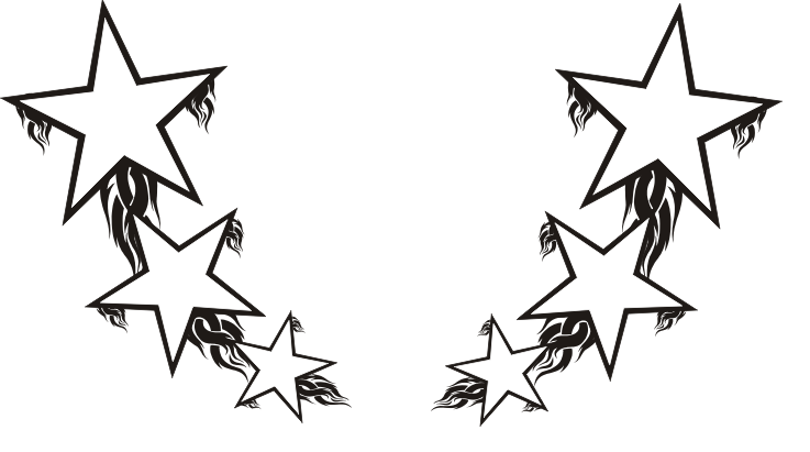 Эскизы звезды для тату