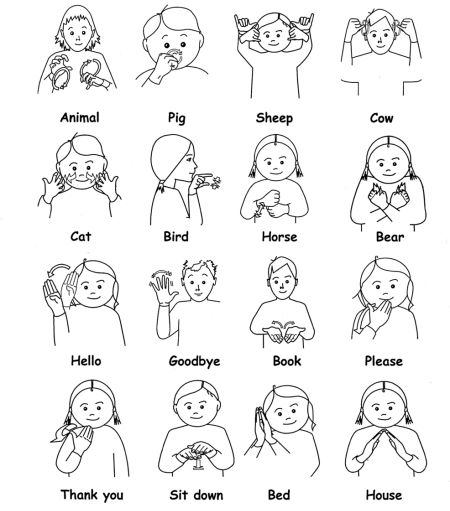 Makaton Sign Language Free Printables