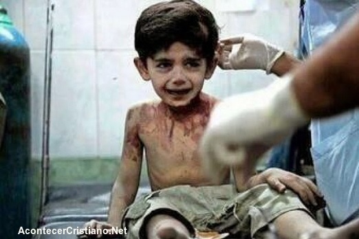 Niño muere producto de la Guerra en Siria
