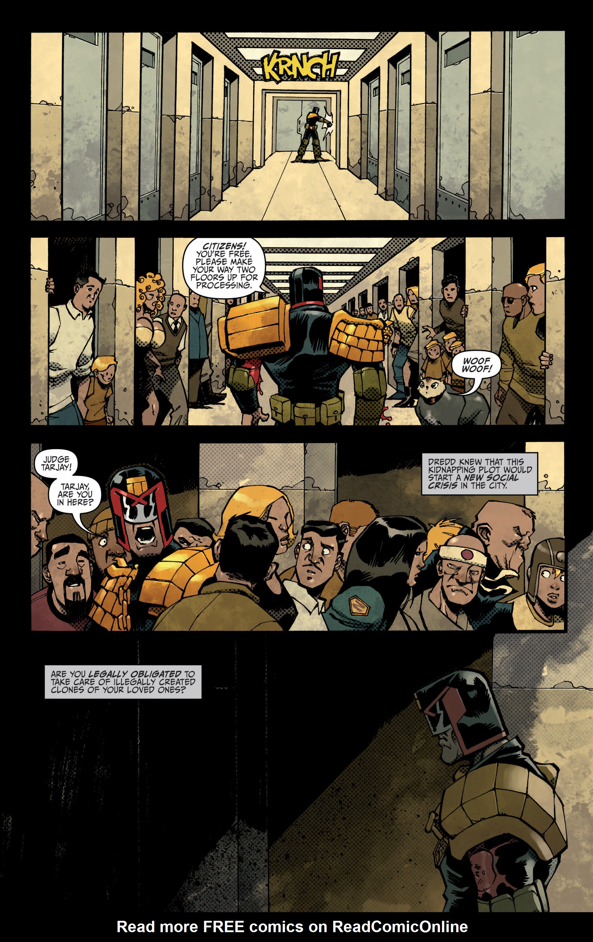Read online Judge Dredd (2012) comic -  Issue # _TPB 1 - 95