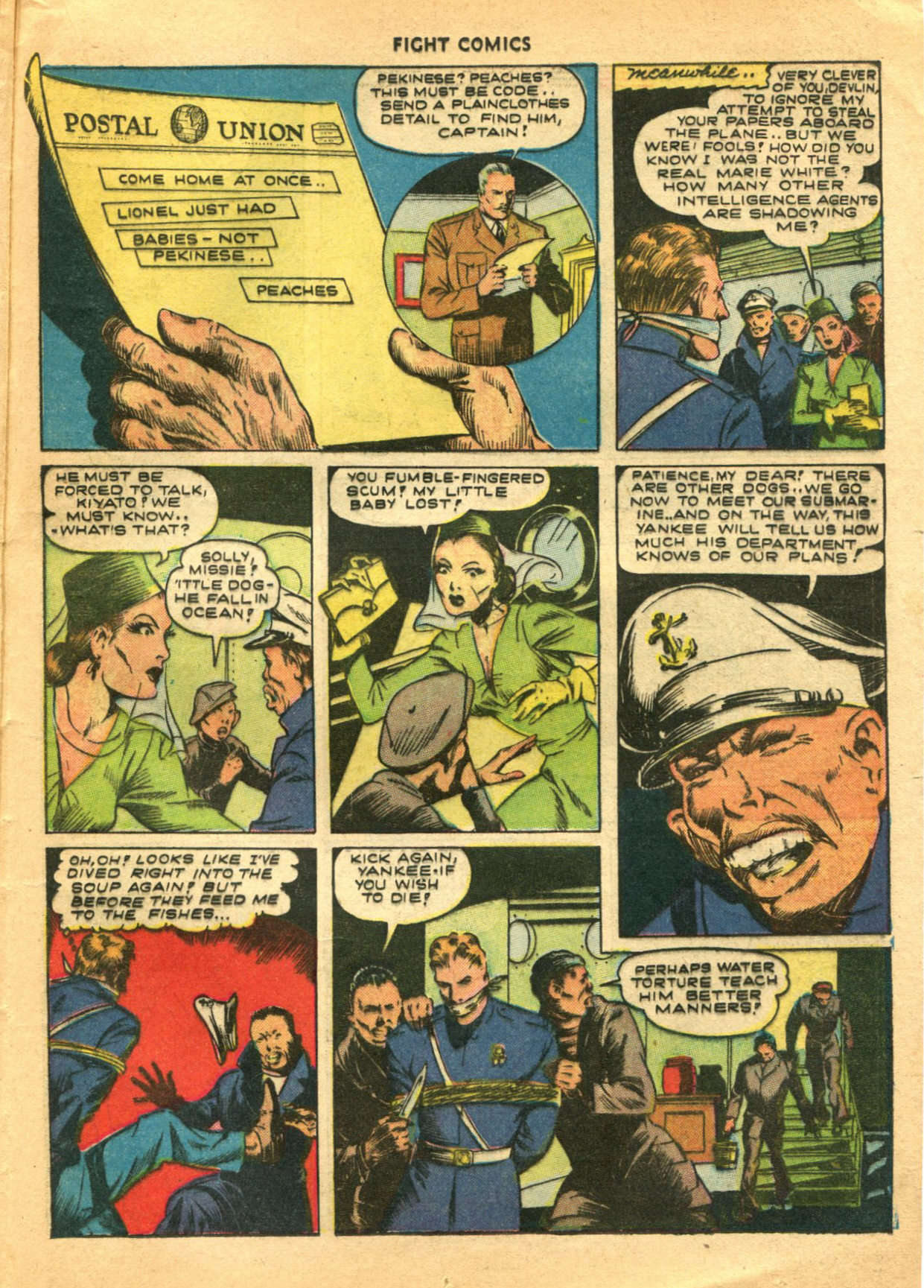 Read online Fight Comics comic -  Issue #27 - 37