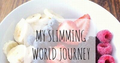 My slimming world journey
