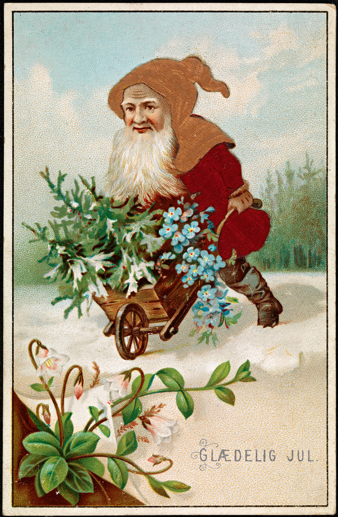 Julekort: 21 Wonderful Vintage Norwegian Christmas Postcards From the