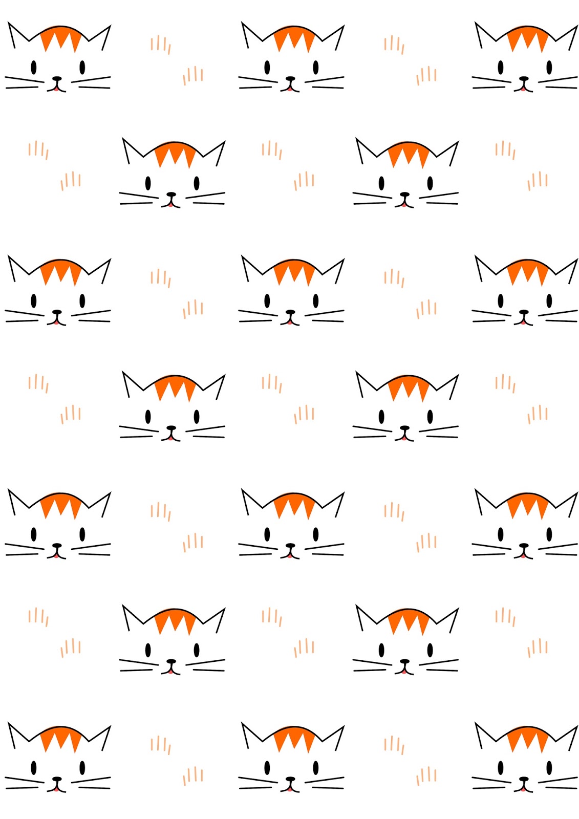 Free Digital Cat Scrapbooking Paper Ausdruckbares Geschenkpapier  Free Digital Cat Scrapbooking Paper Ausdruckbares Geschenkpapier